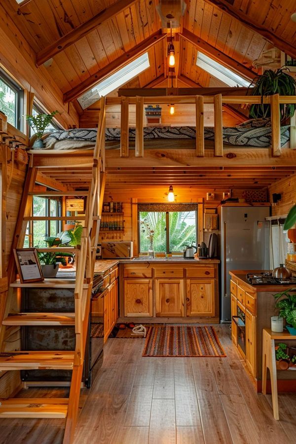 Tiny house ve bungalov konsept görseli 36